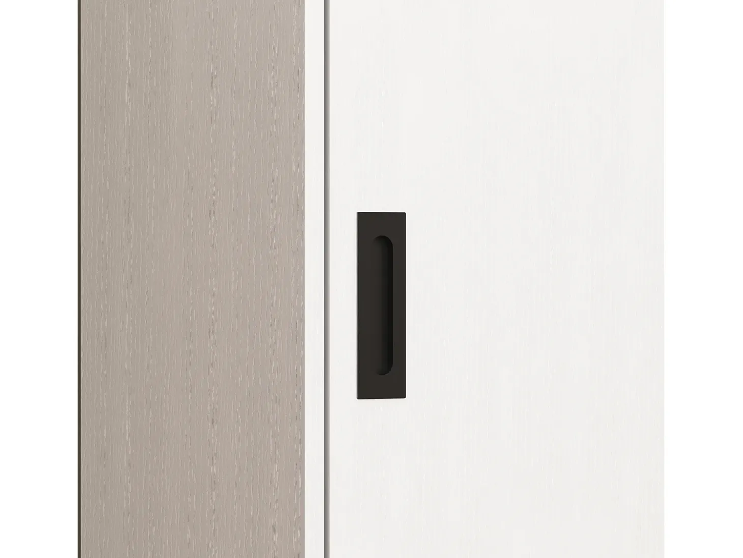 Aparador moderno con puerta de cristal templado y 3 cajones, mueble consola para entrada, aparador de cocina para pasillos, blanco (155x40x91,5 cm)