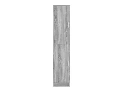 Aparador moderno rectangular mediano de MDF gris Sonoma
