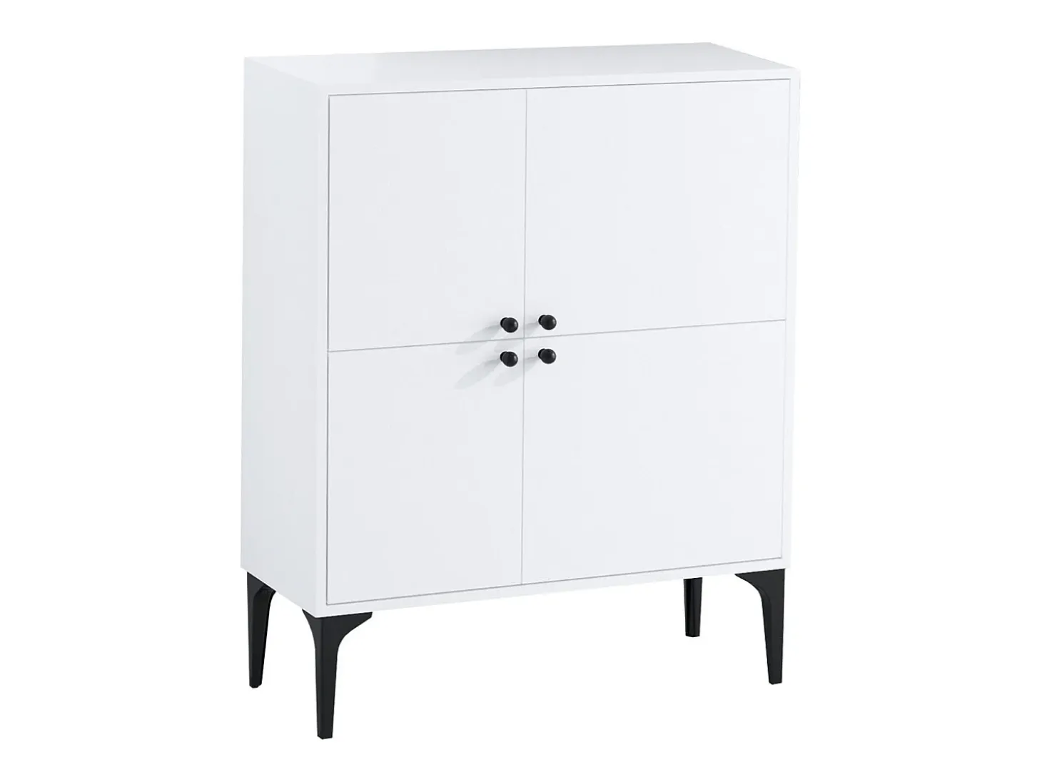 Aparador Moon blanco 90x35x115 cm