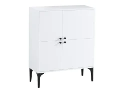 Aparador Moon blanco 90x35x115 cm