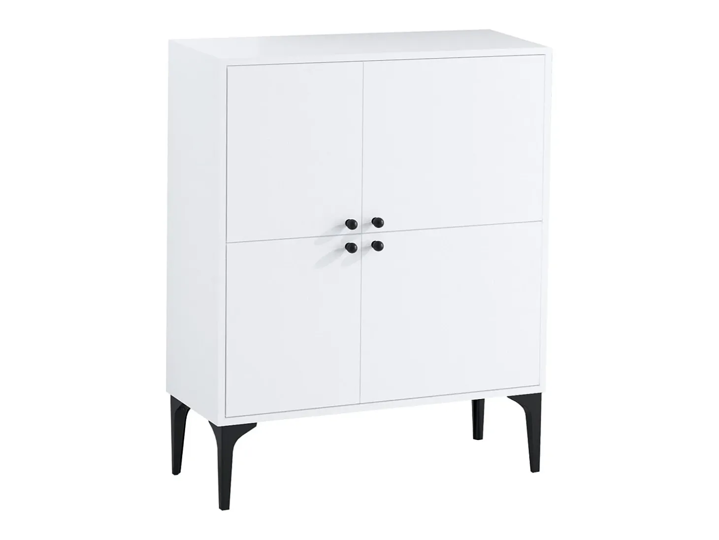 Aparador Moon blanco 90x35x115 cm