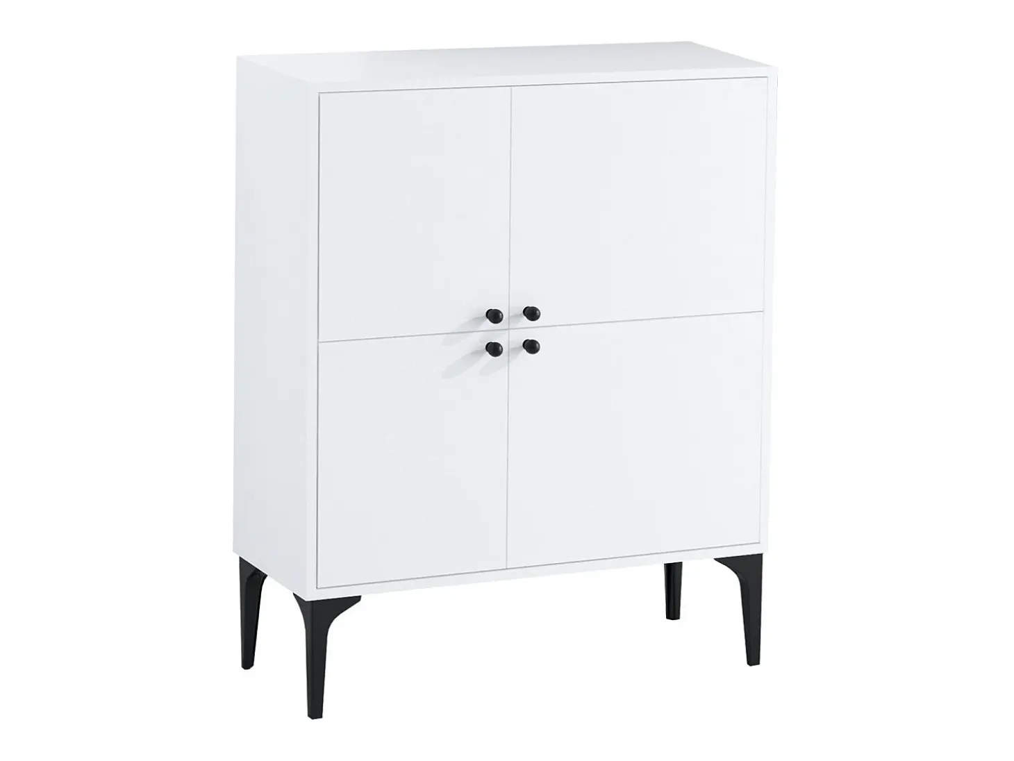 Aparador Moon blanco 90x35x115 cm