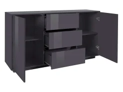 Aparador mueble salón diseño moderno buffet 160cm Carat Report
