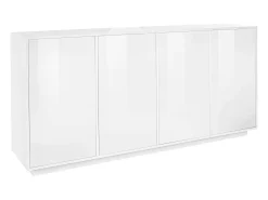 Aparador móvil salón cocina 180cm diseño moderno blanco Ceila