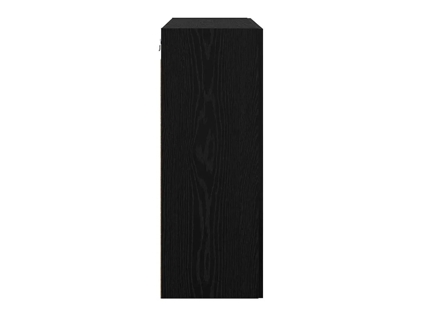 Aparador negro 69,5 x 34 x 90 cm Madera de ingeniería