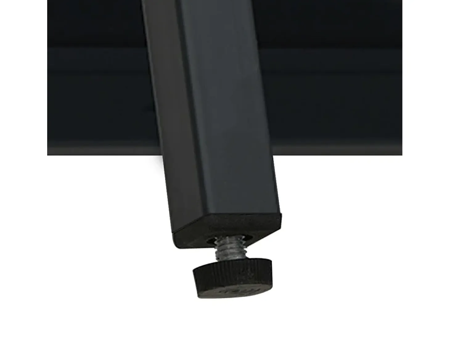 Aparador Negro 105x35x70 cm Acero y cristal