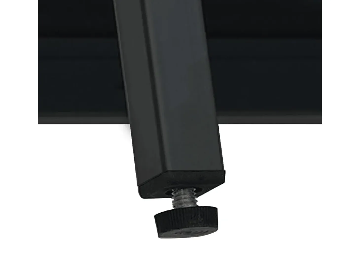 Aparador Negro 70x35x70 cm Acero y cristal