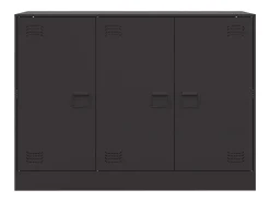 Aparador negro 99x39x73 cm acero