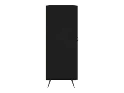 Aparador negro 69,5x34x90 cm madera de ingeniería