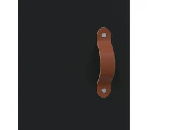 Aparador negro 69,5x34x90 cm madera de ingeniería