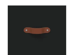 Aparador negro 69,5x34x90 cm madera de ingeniería
