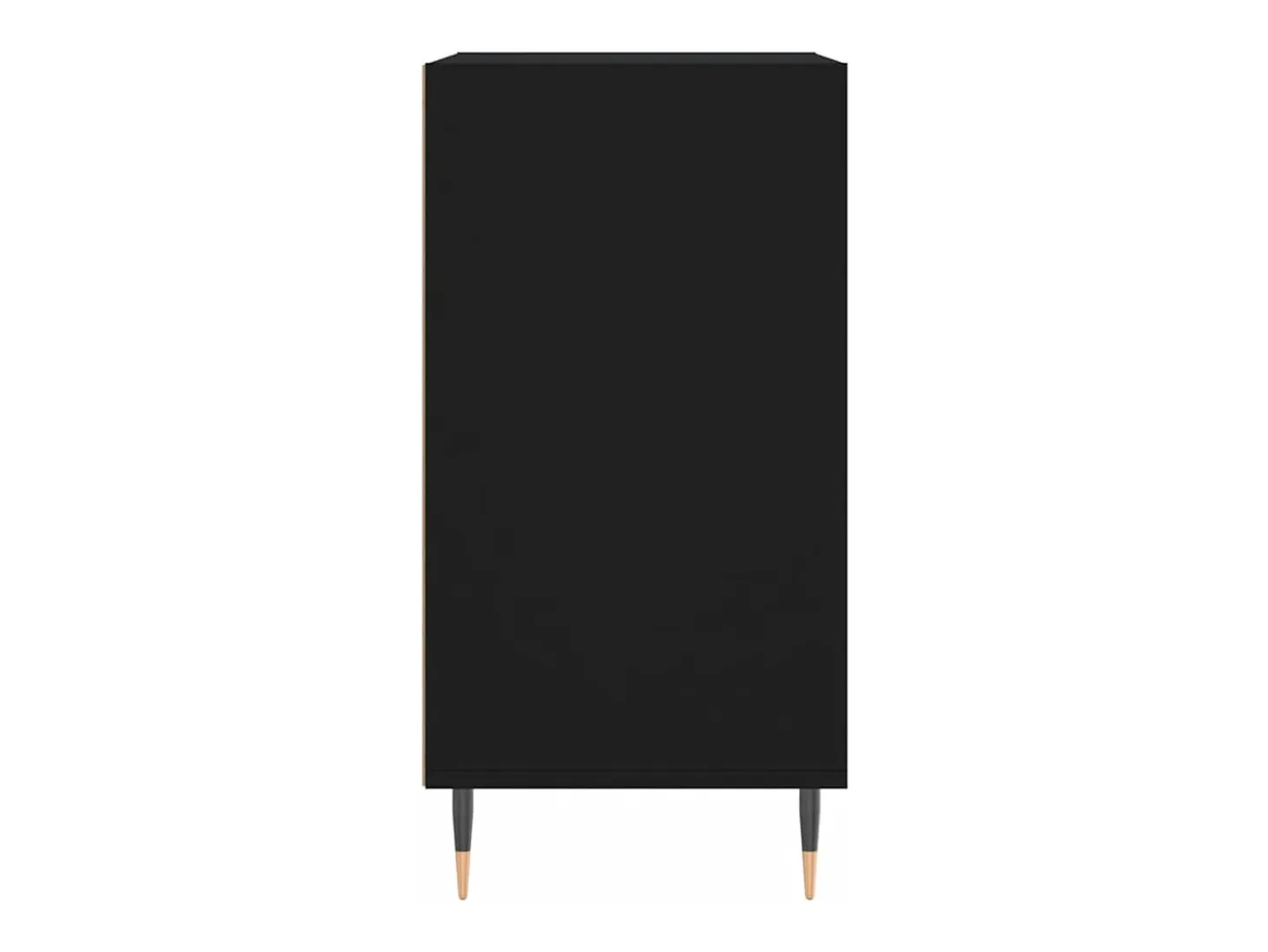 Aparador negro 57x35x70 cm madera de ingeniería
