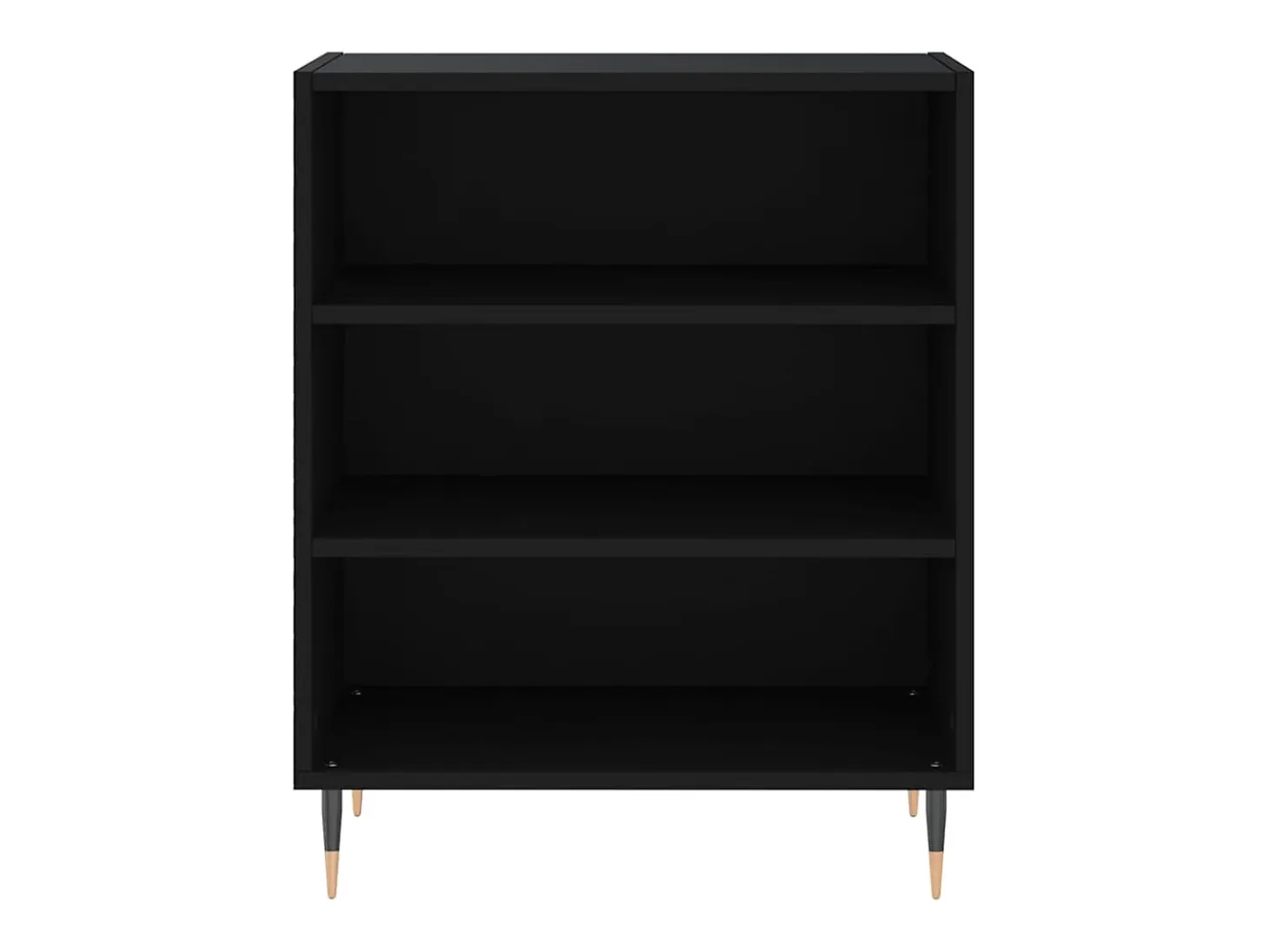 Aparador negro 57x35x70 cm madera de ingeniería