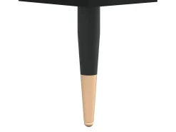 Aparador negro 57x35x70 cm madera de ingeniería