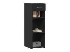Aparador negro 30x42,5x93 cm madera contrachapada