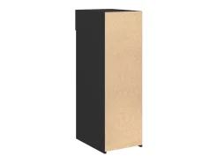Aparador negro 30x42,5x93 cm madera contrachapada