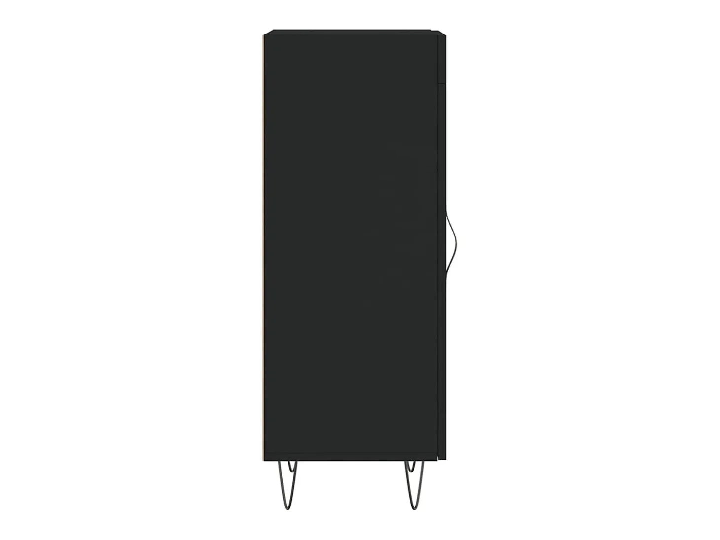 Aparador negro 34,5x34x90 cm Madera de ingeniería
