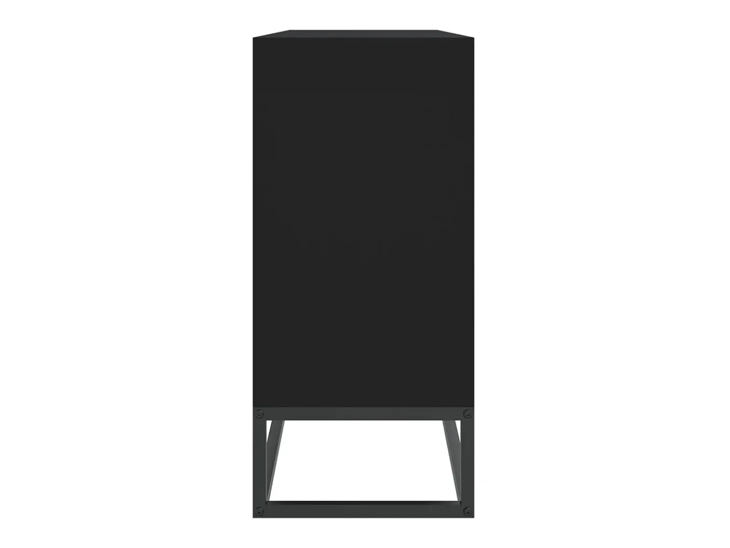 Aparador negro 105x30x65 cm madera de ingeniería