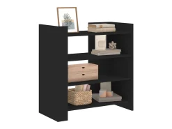 Aparador negro 73,5x35x75 cm madera de ingeniería