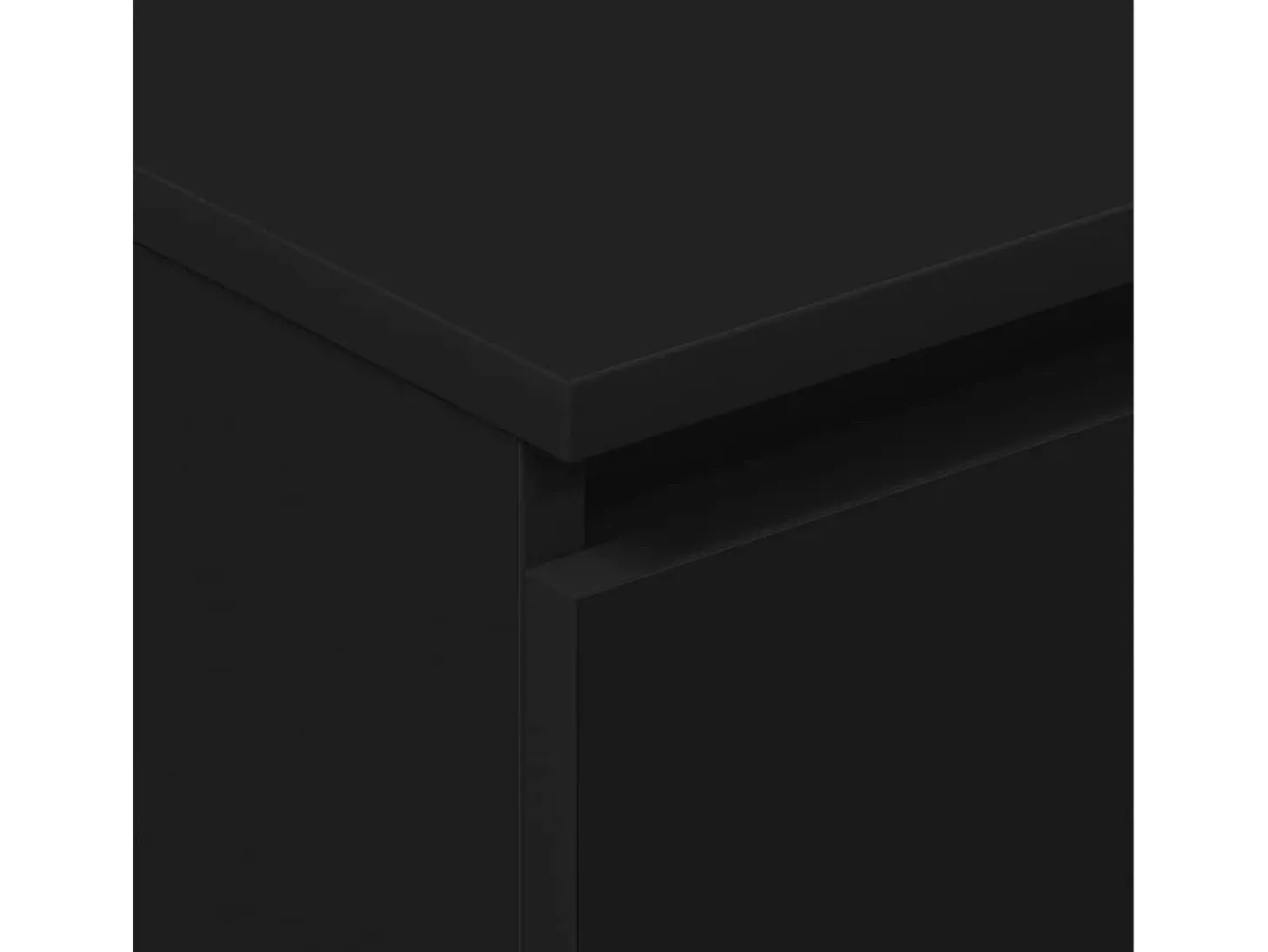 Aparador negro 60x35x98,5 cm Madera de ingeniería