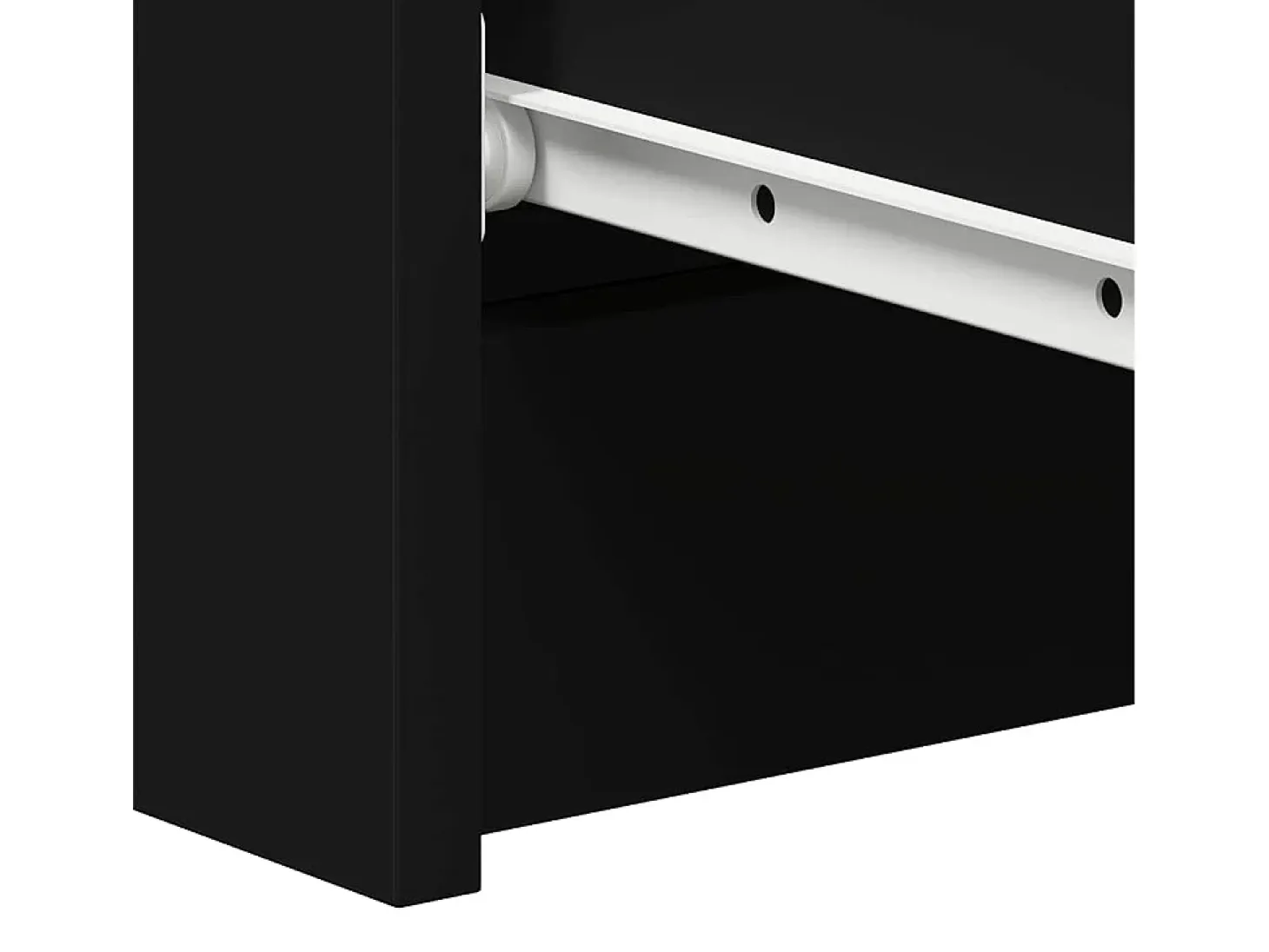 Aparador negro 60x35x98,5 cm Madera de ingeniería
