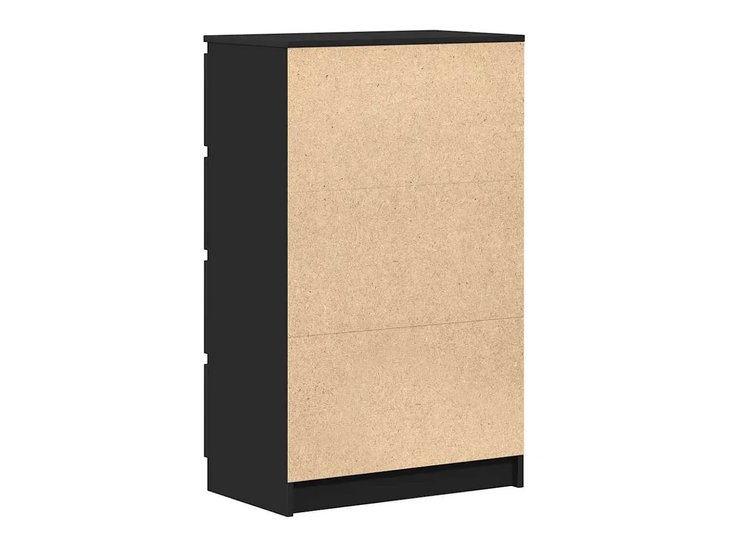 Aparador negro 60x35x98,5 cm Madera de ingeniería