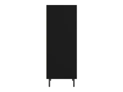 Aparador negro 34,5x32,5x90 cm madera de ingeniería