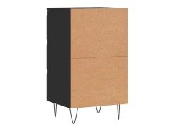 Aparador negro 40x35x70 cm madera de ingeniería