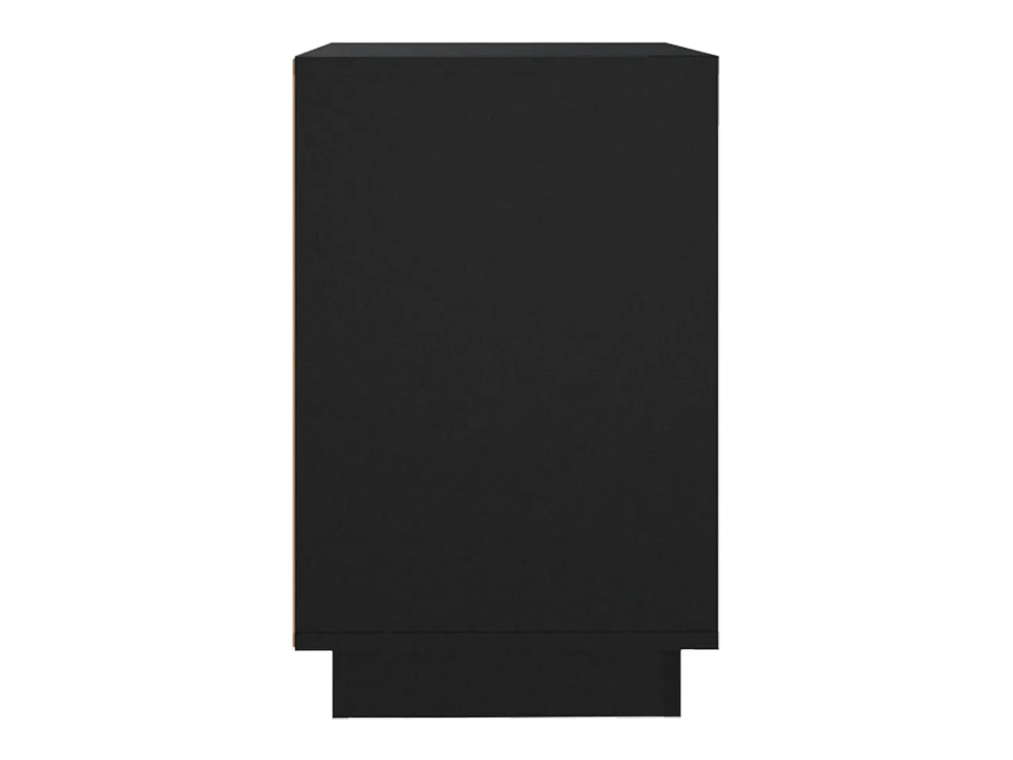 Aparador negro 102x35x60 cm madera de ingeniería