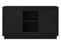 Aparador negro 102x35x60 cm madera de ingeniería