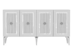 Aparador Nora Blanco Plata 150x40x79 cm