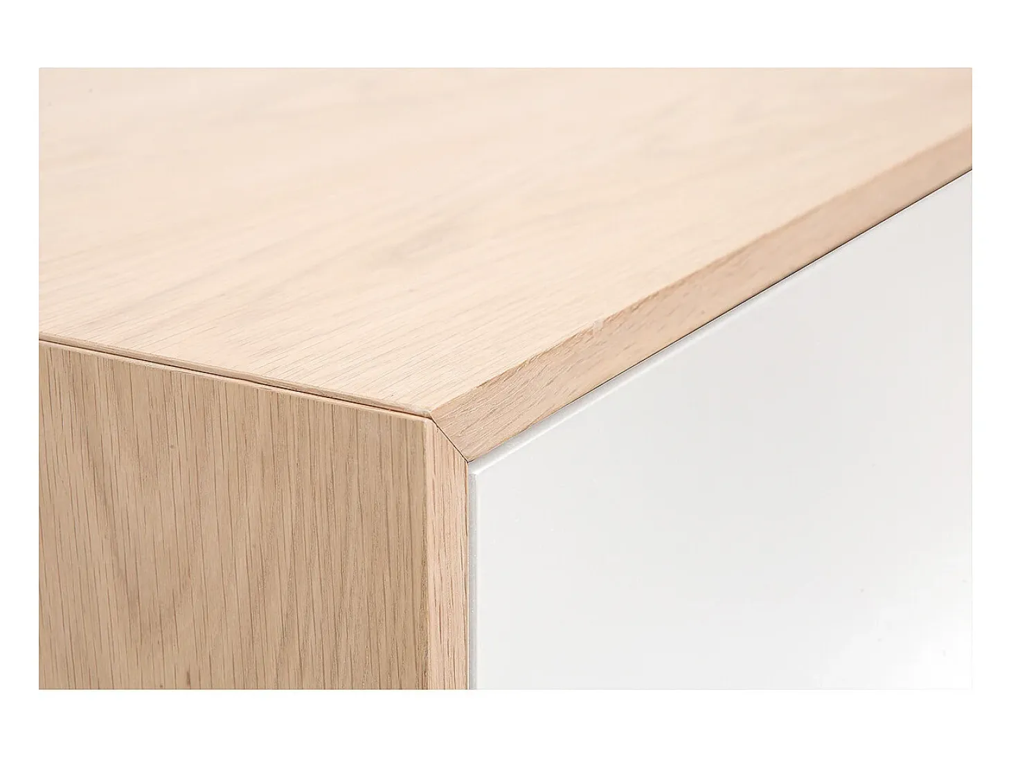 Aparador nórdico madera y blanco A125cm SID