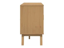 Aparador OLDEN marrón 114x43x73,5 cm madera maciza de pino