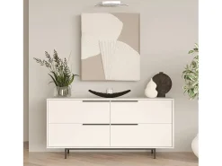 Aparador On3-W Blanco 160x44.5x74.3 cm