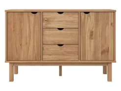 Aparador OTTA 113,5x43x73 cm Madera maciza de pino