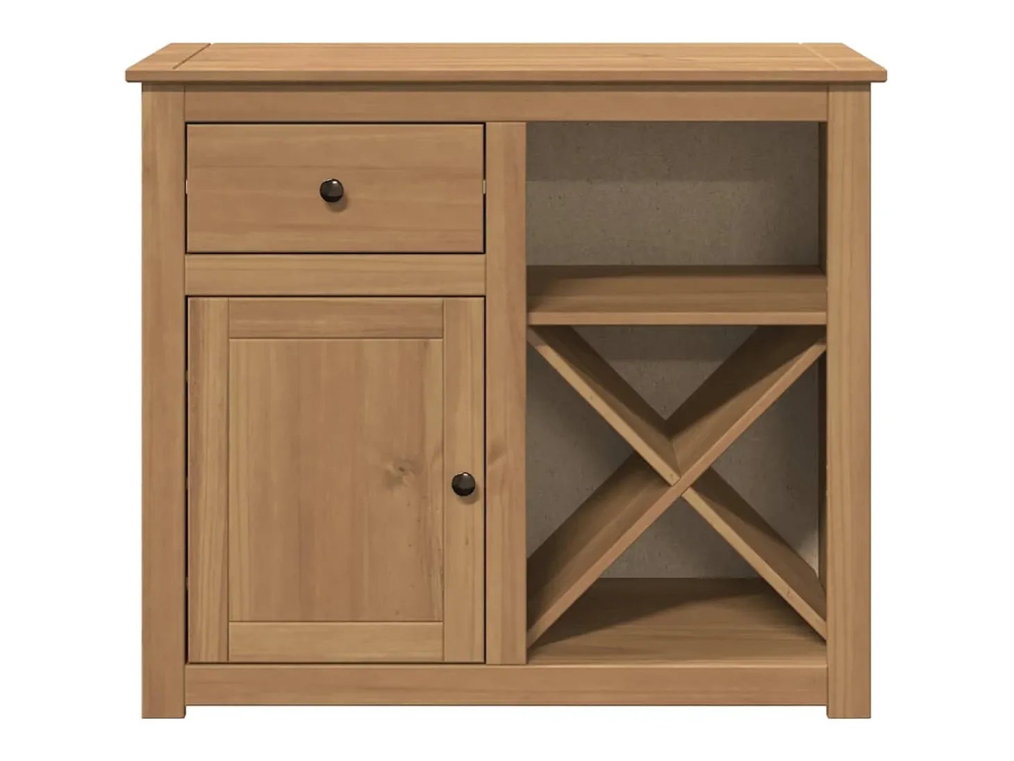 Aparador Panamá con cajón 93x40x80 cm madera maciza de pino