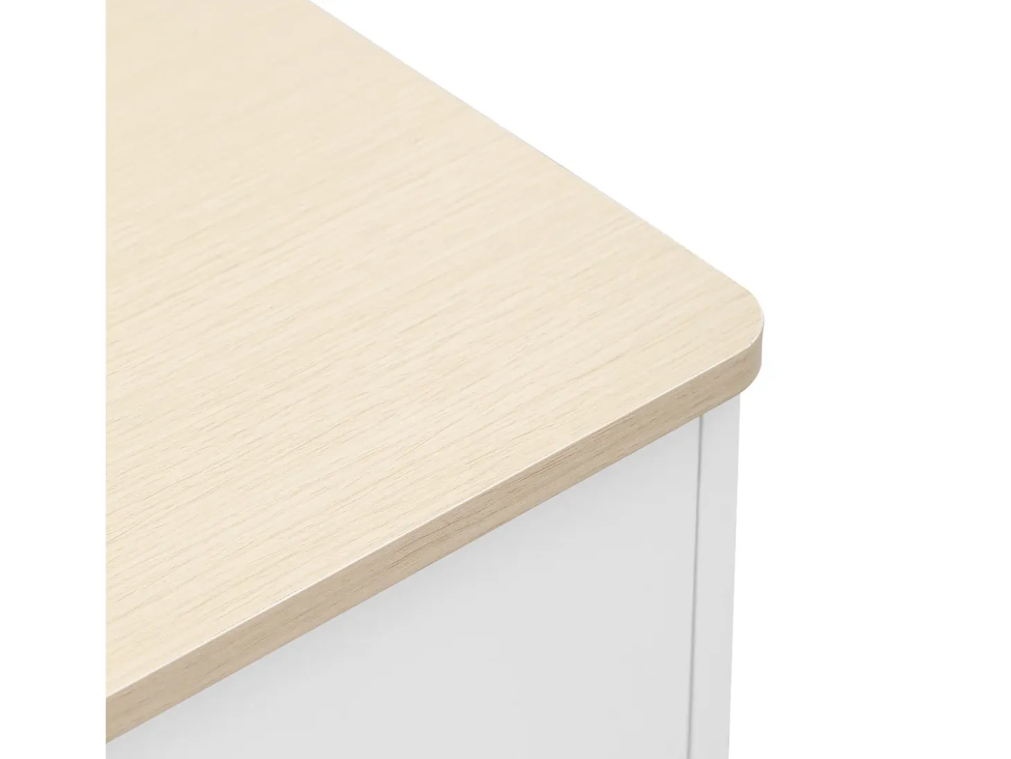 Aparador para salón - 4 puertas y 3 cajones - tablero de partículas - Blanco