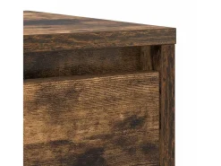 Aparador roble ahumado 29,5x34x76 cm madera de ingeniería