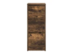 Aparador roble ahumado 29,5x34x76 cm madera de ingeniería
