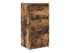 Aparador roble ahumado 37,5x35x76 cm madera de ingeniería