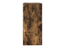 Aparador roble ahumado 57x34x76 cm madera de ingeniería