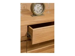 Aparador roble macizo 3 puertas 3 cajones Eliza 146 cm
