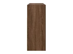 Aparador Roble marrón 116 x 30 x 75 cm Madera de ingeniería