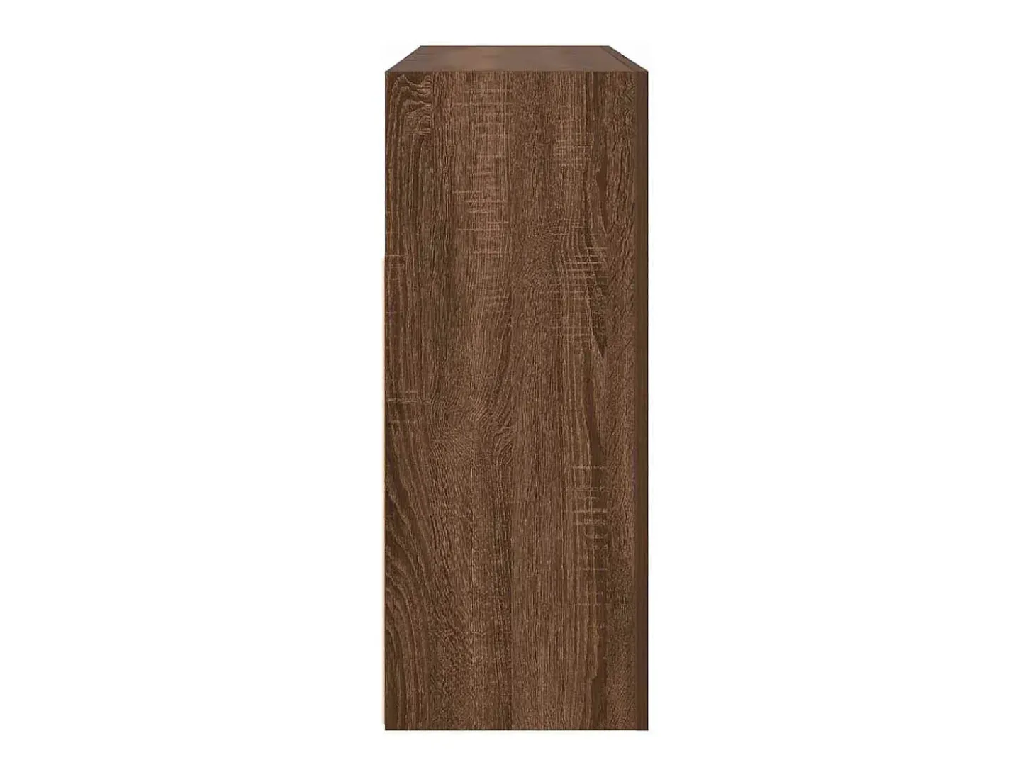 Aparador Roble marrón 116 x 30 x 75 cm Madera de ingeniería
