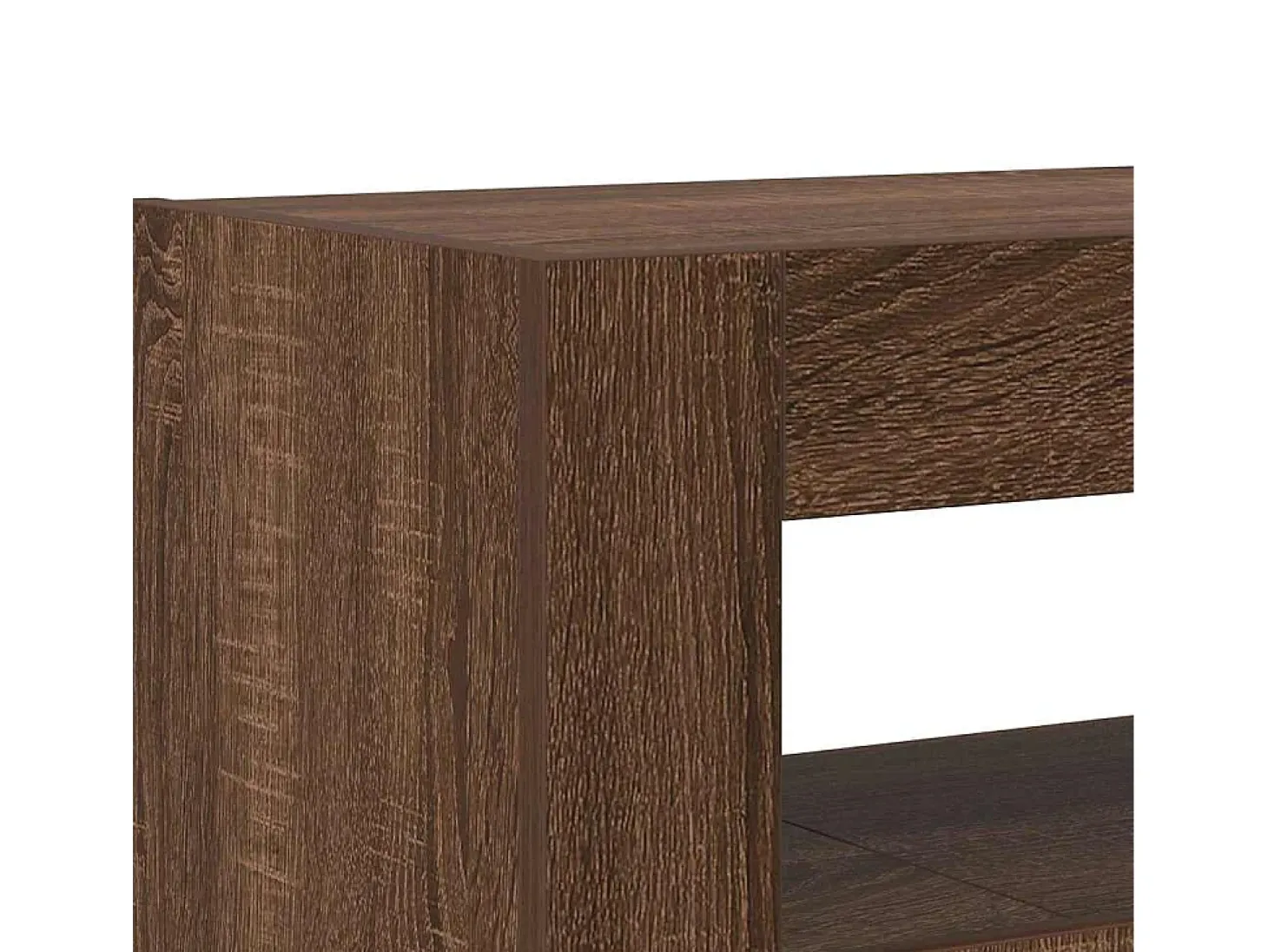 Aparador Roble marrón 116 x 30 x 75 cm Madera de ingeniería