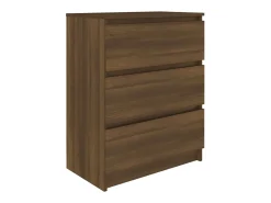 Aparador Roble marrón 60x35x76 cm Madera de ingeniería