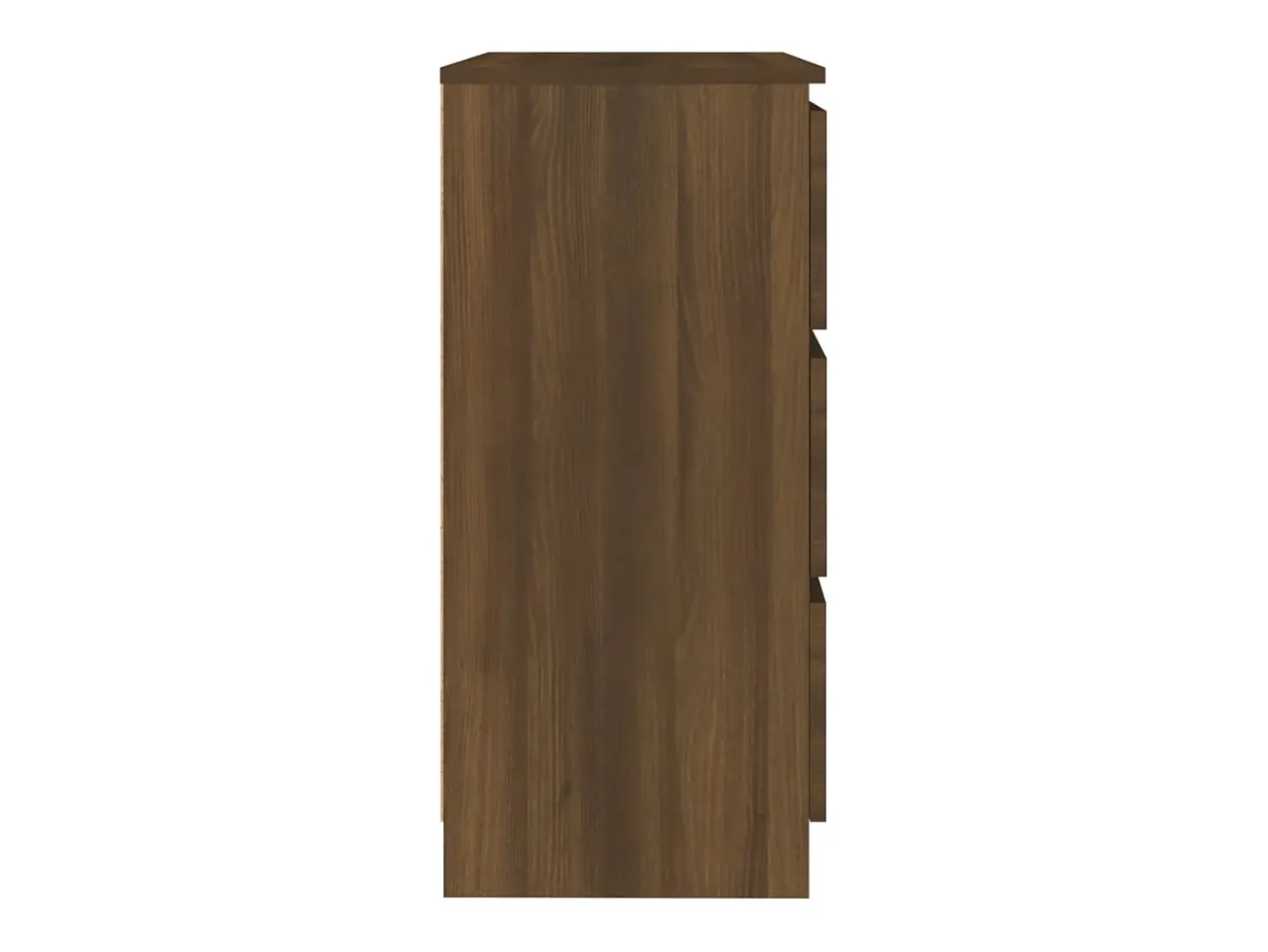 Aparador Roble marrón 60x35x76 cm Madera de ingeniería