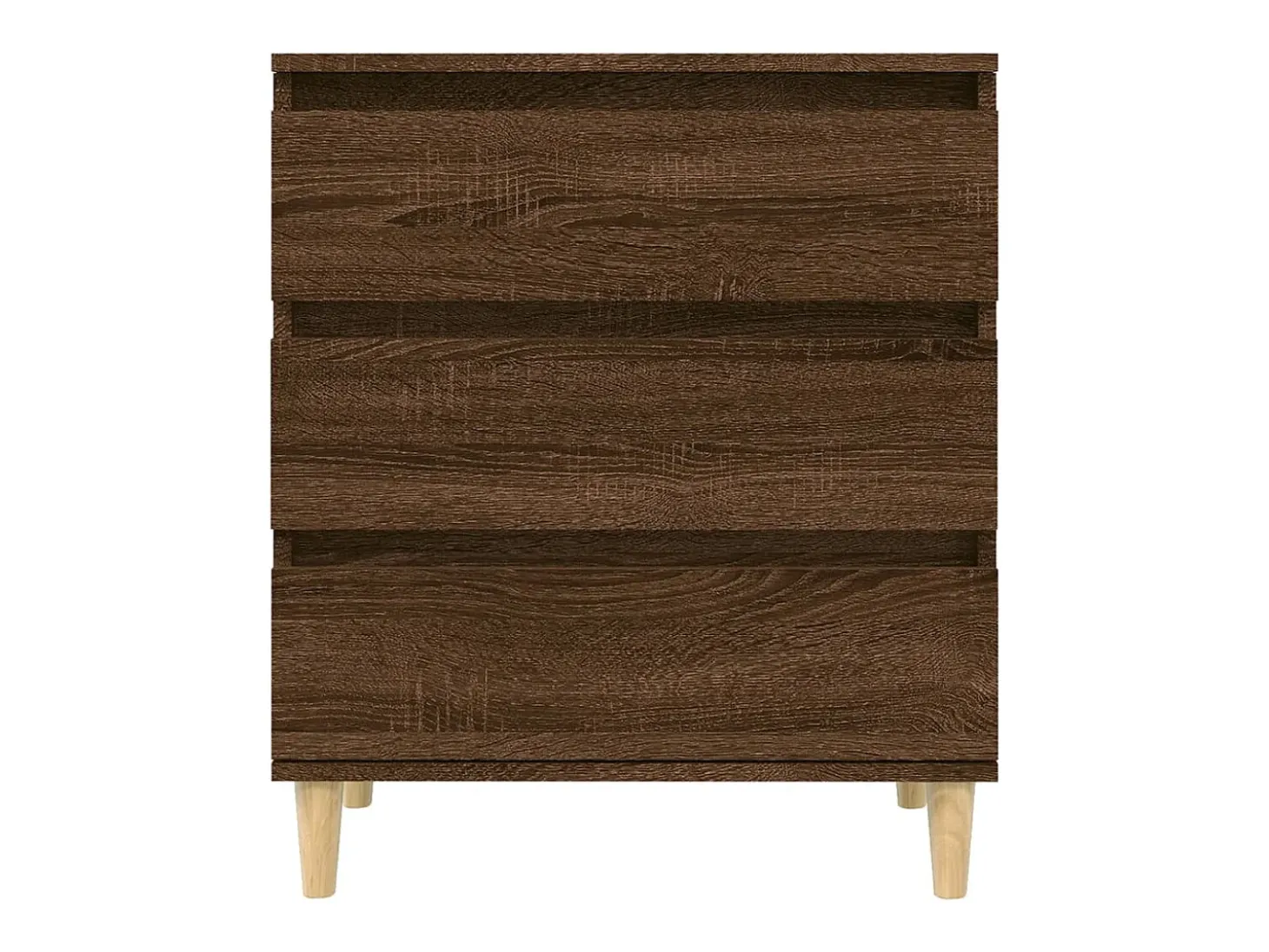 Aparador Roble Marrón 60x35x70 cm Madera de ingeniería
