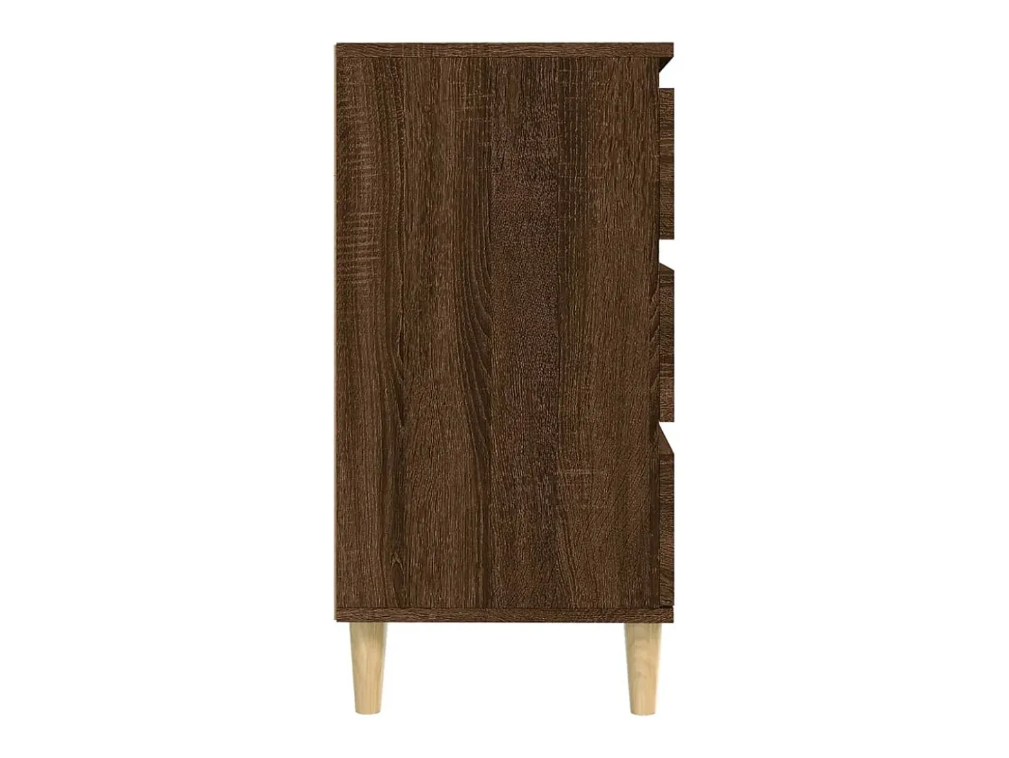 Aparador Roble Marrón 60x35x70 cm Madera de ingeniería