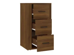 Aparador Roble Marrón 40x33x70 cm Madera de ingeniería